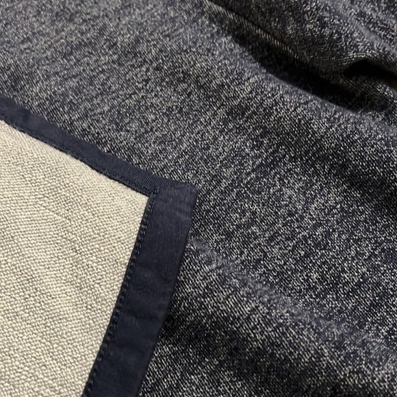 NWOT Forgiveness Open Front Knit Waterfall Sweater Cardigan Sz Medium Navy Blue - Picture 4 of 6